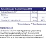 Vitakruid - Calcium 400 & D3 uit Rode Alg - 100 vcaps