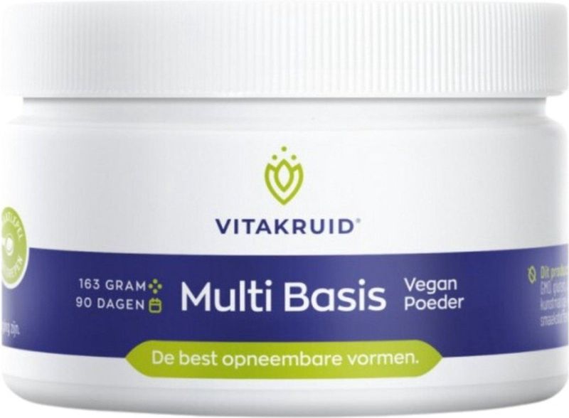 Vitakruid Multi basis vegan poeder 163 Gram