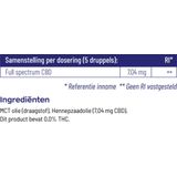 Vitakruid CBD Olie 5% Full Spectrum 10 ml