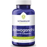 Vitakruid ashwagandha ksm-66 & bioperine 90 Vegetarische capsules