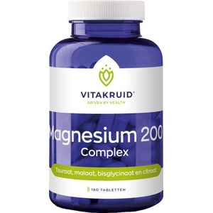 Vitakruid Magnesium 200 complex 180 tabletten