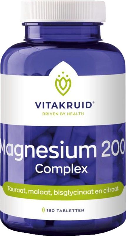 Vitakruid - Magnesium 200 complex - 180 Tabletten