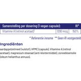 Vitakruid Vitamine A 4000 IE vegan 100 Vegetarische capsules