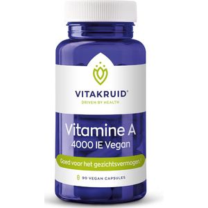 Vitakruid Vitamine A 4000 IE vegan 100 Vegetarische capsules