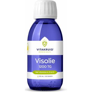 Vitakruid Omega-3 visolie tg vloeibaar met a, d en e 125ml