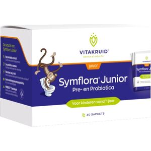 Vitakruid Symflora junior pre- en probiotica 30 sachets