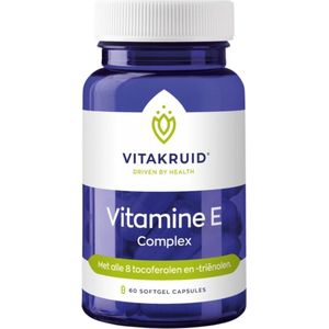 Vitakruid Vitamine E 230 TE complex 60 softgels