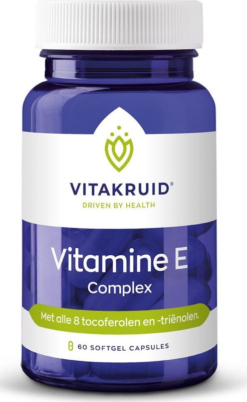 Vitakruid - Vitamine E Complex - Capsules - 60 Stuks