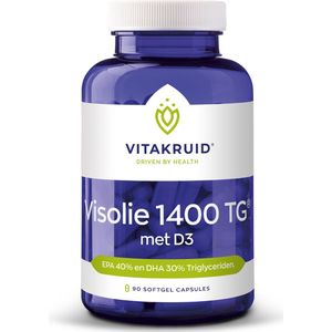 Vitakruid Visolie 1400 TG met D3 Capsules
