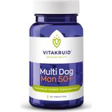 Vitakruid Multi Dag Man 50+ 30 tabletten