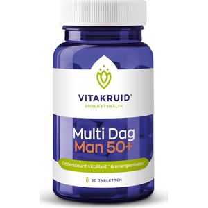 Vitakruid Multi Dag Man 50+ 30 tabletten