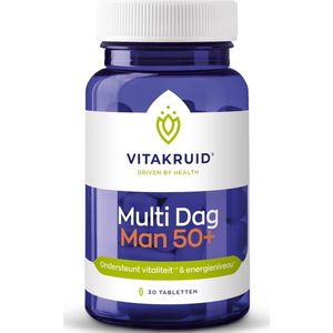 Vitakruid Multi Dag Man 50+ 30 tabletten