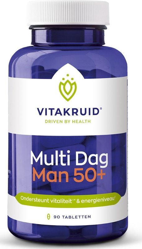 Vitakruid - Multi dag man 50+ - 90 Tabletten