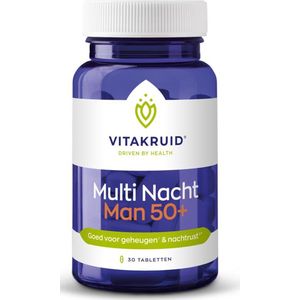 Vitakruid Multi nacht man 50+ 30 tabletten
