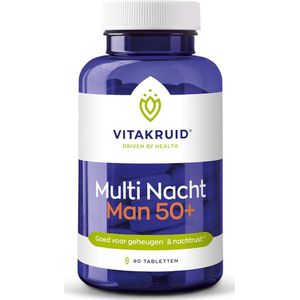 Vitakruid - Multi nacht man 50+ - 90 Tabletten