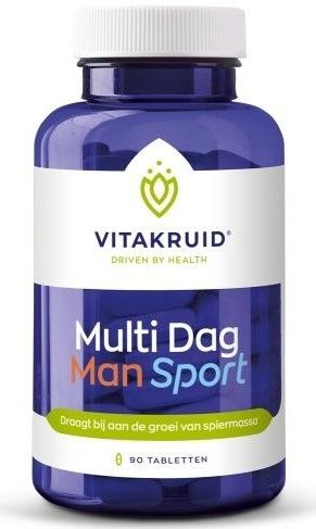 Vitakruid - Multi Dag Man Sport - Multivitaminen - 90 Stuks
