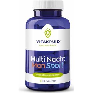 Vitakruid - Multi Nacht Sport - 100% Vegan - Vitamine D 20 mcg