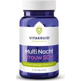 Vitakruid Multi nacht vrouw 50+ 30 tabletten