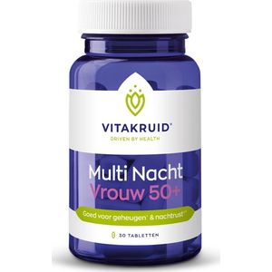 Vitakruid - Multi nacht vrouw 50+ - 30 Tabletten