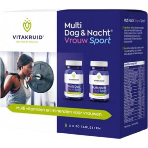 Vitakruid  Multi Dag & Nacht Vrouw Sport Tabletten