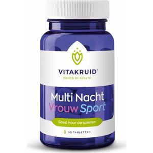 Vitakruid Vrouw Sport Multi Nacht 30 tabletten