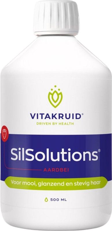 Vitakruid - SilSolutions - Aardbei - 500ml - Mineralenpreparaat met Vitamine C