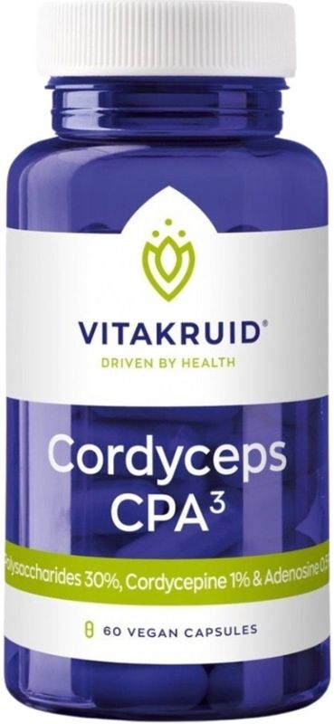 Vitakruid - Cordyceps CPA³ - Capsules - 60 Stuks - Zuiver Cordyceps-Extract