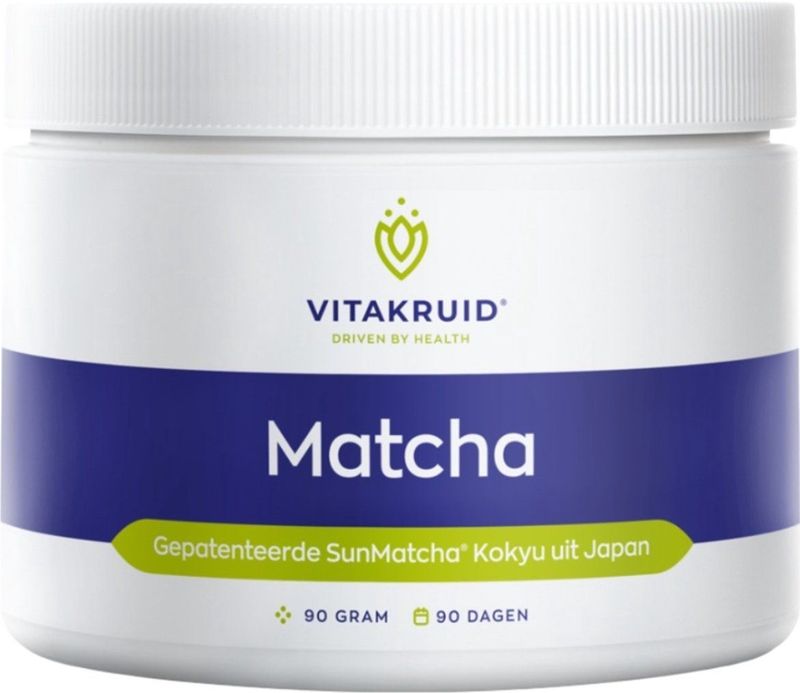 Vitakruid - Matcha Poeder - 90 gram - Groene Thee in Poedervorm