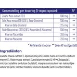 Vitakruid - Maca Complex - Zwart Geel Rood - Kruidenpreparaat - 90 Capsules