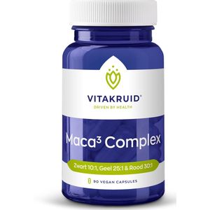 Vitakruid - Maca Complex - Zwart Geel Rood - Kruidenpreparaat - 90 Capsules