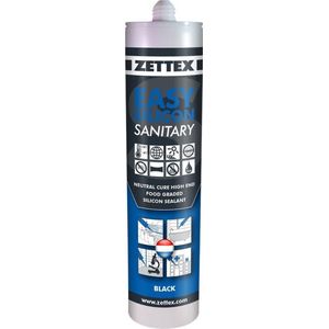 Zettex siliconenkit Easy Silicon cremewit 9001 (310ml)