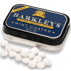 Barkleys Liquorice Pellets Mint Coated 18 Gram