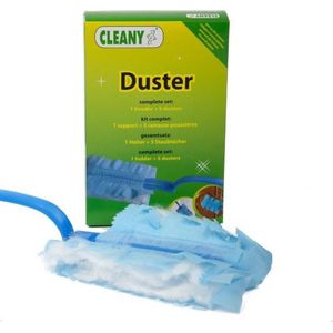 Duster Cleany Magic - 1 houder + 5 navul stofdoekjes