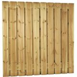 Intergard Schutting tuinscherm zichtdicht 21 planks 180x180cm RVS