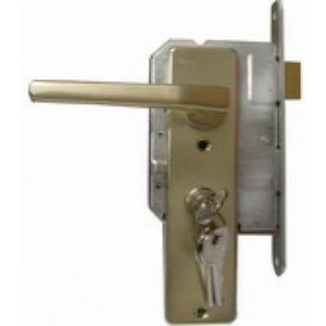 Intergard Insteekslot deurslot poortslot met profielcilinder voor oa. poortframe of tuinpoort