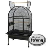 Strong Papegaaienkooi Villa Isa | 86x55x156cm Silvertone Grey