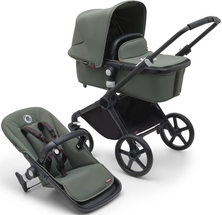 Bugaboo Fox Cub - All-terrain Kinderwagen met Wieg en Stoe - Inklapbaar en Zelfstaan - Forest Green