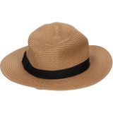 Barts Aveloz uniseks hoed Fedora, Veelkleurig (beige met cordoncino nero)