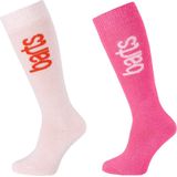 Basic - Skisokken - Zwart - Merino Wol - 2 Paar