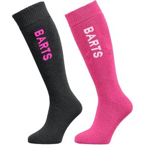 Barts - Basic - Skisokken - Zwart & Roze - 2 Paar