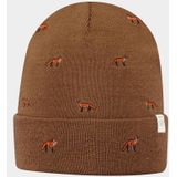 Barts Vinson Muts Heren - Mutsen - Kleur Bruin - Maat 1size
