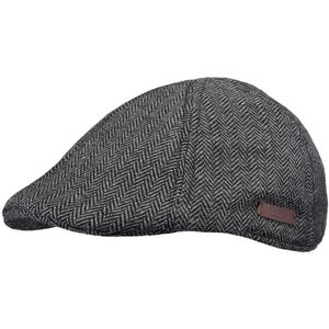 Barts Mr. Mitchell Cap In de Kleur Zwart.