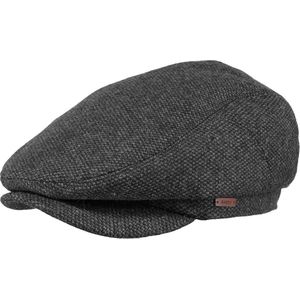 Barts Oslo Flatcap Heren - Maat M - Zwart