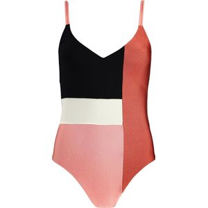 Barts - Lourdes V-Neck One Piece - Badpak - dusty pink