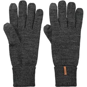 Barts Soft Touch Gloves Handschoenen voor koud weer, Dark Heather, M dames, grijs.