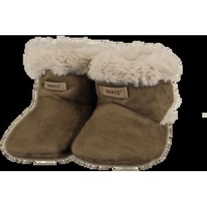 Barts - Rainu - Babyslofjes - Grijs - Imitatiebont - Zachte Voering