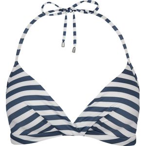 Barts - Custe Halter - Bikinitop - Blauw - 86% Polyester, 14% Elastane