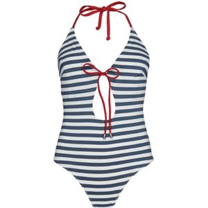 Badpak Barts Women Custe Halter One Piece Blue