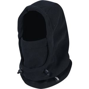 Barts Hoodieclava Facemask Unisex - Zwart - One size