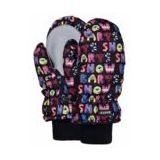 Handschoen Barts Kids Nylon Mitts Kids Print Black-4